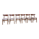 Set of six dining chairs model 210 by Farstrup