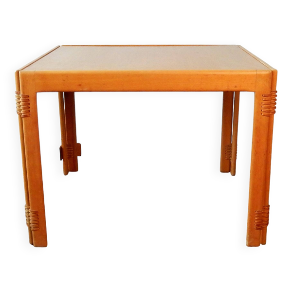 Table basse pliante carrée danoise vintage