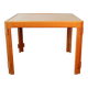 Table basse pliante carrée danoise vintage