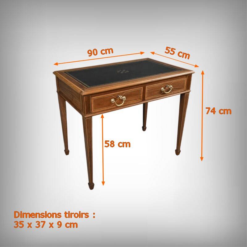 Small Mahogany Desk, English style – Early 20th century