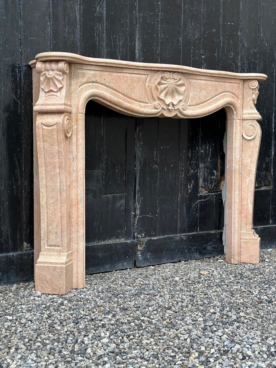 Louis XV style fireplace circa 1980