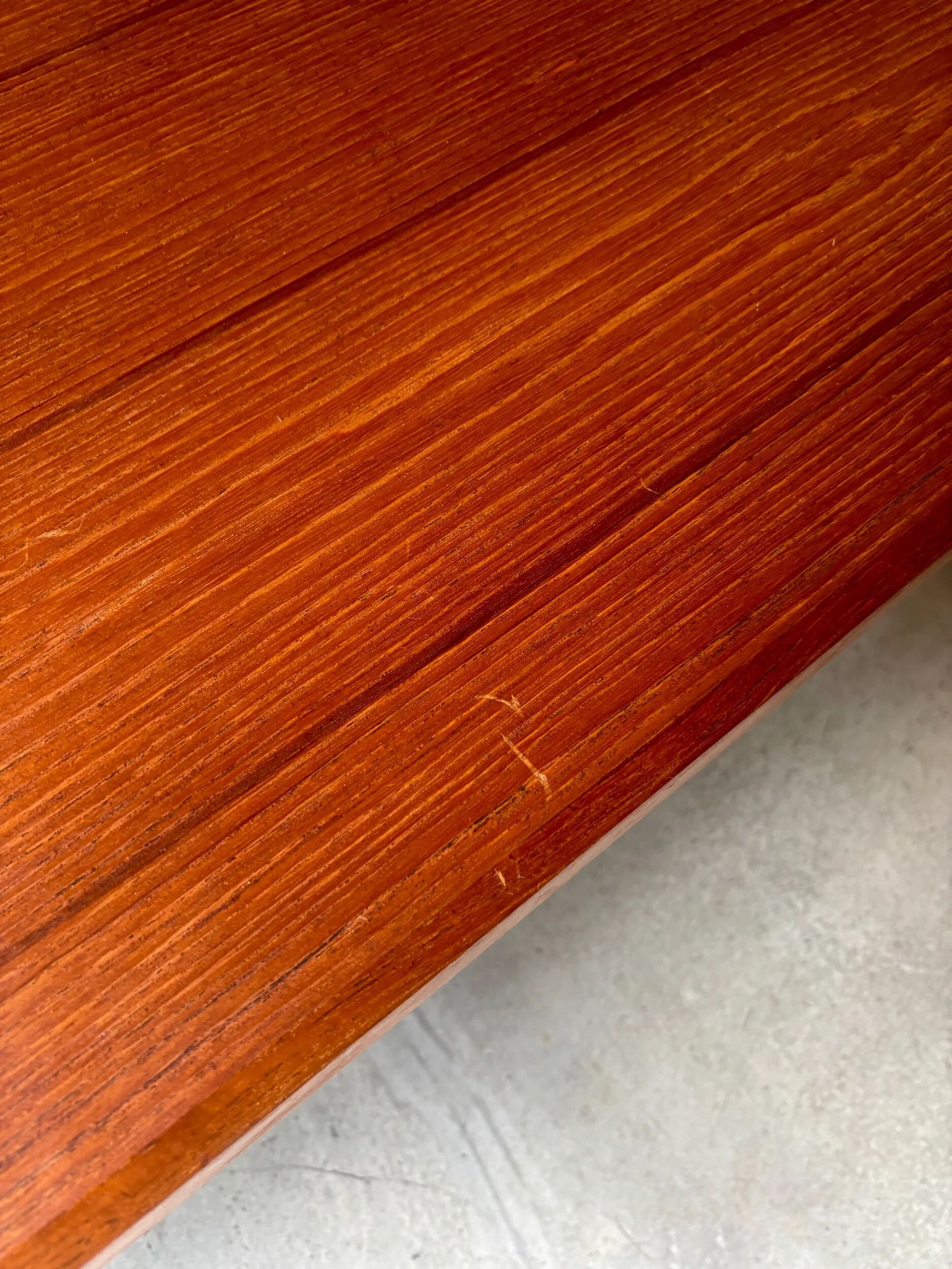 Scandinavian teak coffee table attributed to Johannes Andersen, circa 1960.