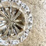 Saint Louis ashtray in chiseled crystal