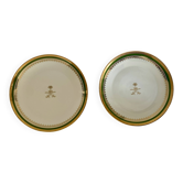 Assiette Tharaud Limoges “Monaco” — Service diplomatique, armoiries Ar