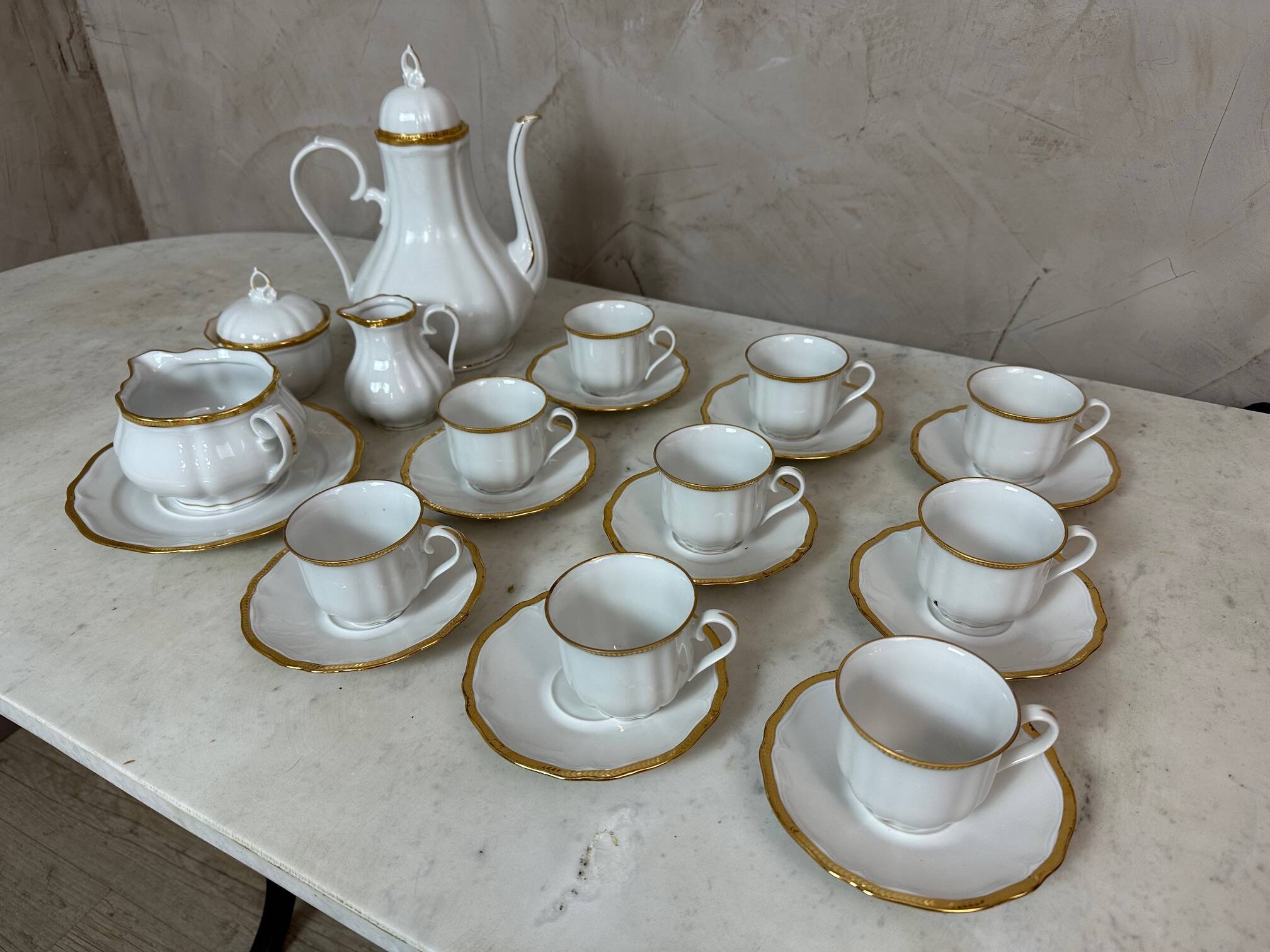 Porcelain coffee service
