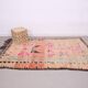 Pink vintage handmade moroccan rug 152 x 231 cm - Berber Wool Rug Antique
