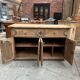 Atypical 19th century oak sideboard