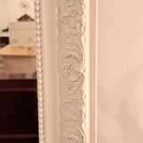Louis Philippe style mirror in patinated stucco