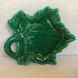 Empty pocket green ceramic leaf