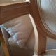 Fauteuil médaillon beige style Louis XVI très bon état