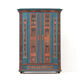 Rustic Farmhouse Folk Art Painted Bridal Cabinet from 1841
