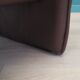 Leather puff, Danish design, 1970s, production: Denmark