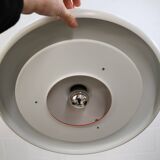 White XL Fog & Morup Optima Pendant Lamp: Hans Due Design, Denmark 1970s