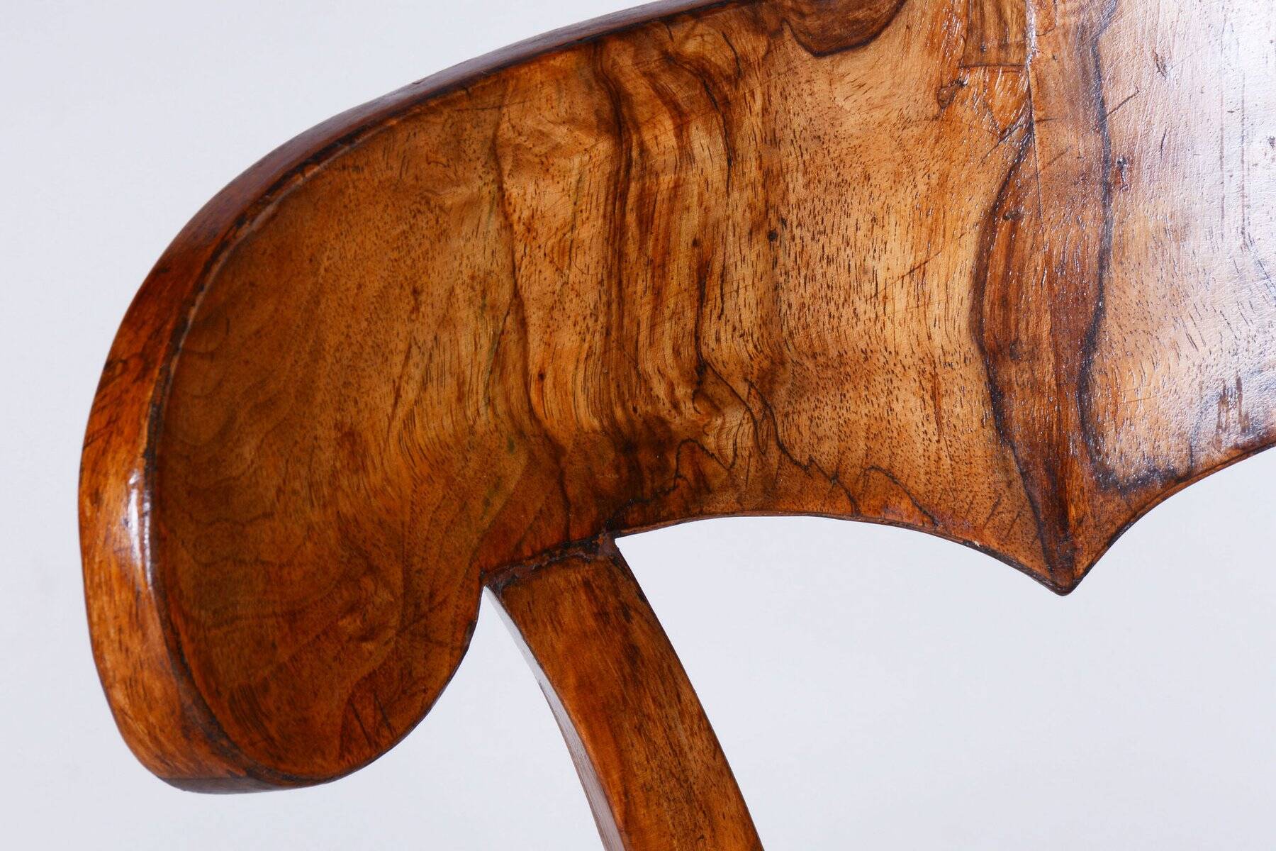 Biedermeier Chair in Beech, Spruce and Walnut, Vienna, Austria, 1820s