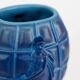 Vase Art Déco "Ingrid" en verre opaque bleu lapis par Henry Schlevogt
