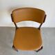 Ensemble de chaises vintage en skaï et palissandre