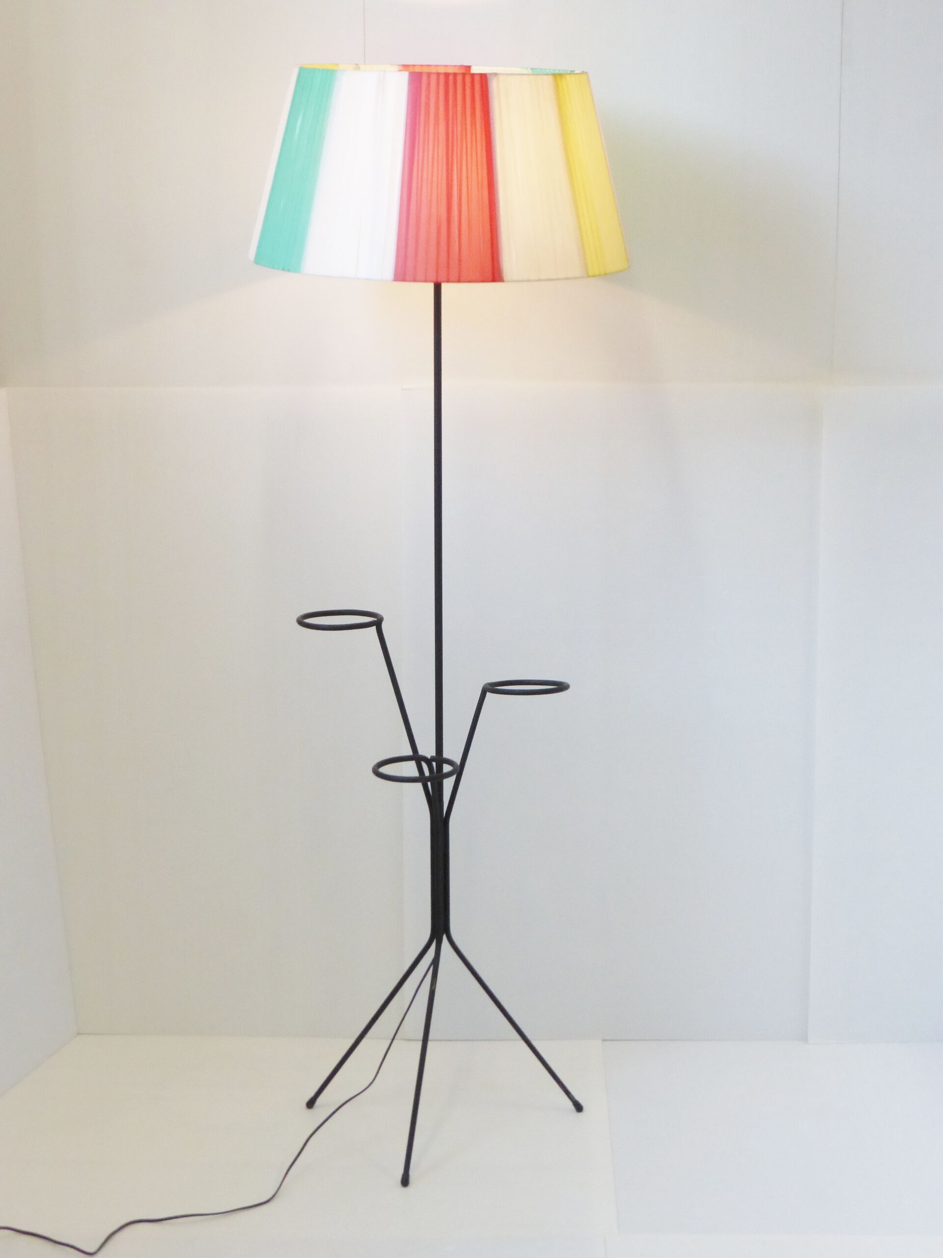 Large door-plants vintage 50's rockabilly 50s floor lamp floor lamp