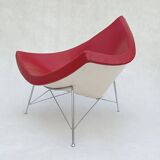 Fauteuil lounge Coconut du milieu du siècle par George Nelson pour Vitra