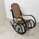 Vintage rocking-flesh in curved wood Michael Thonet
