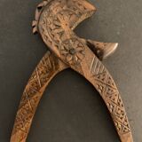 Nutcrackers folk art carved wood