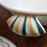 Old vegetable tree in iron earth by Saint-Amand