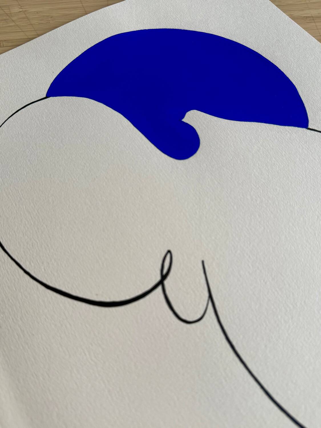 Blue Sun 01 - 30 x 40 cm - Atelier Agapé