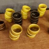 Lot of 24 small salt pots - terracotta pepper pots