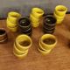 Lot of 24 small salt pots - terracotta pepper pots