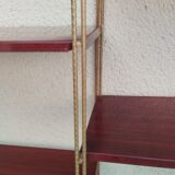 Vintage metal string shelves