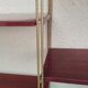 Vintage metal string shelves