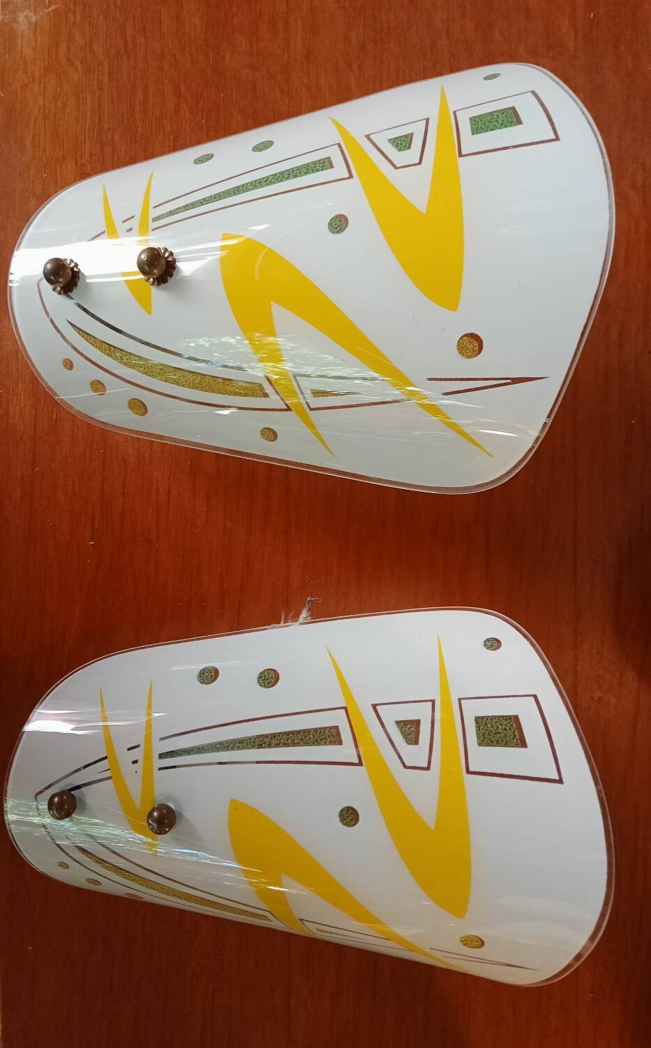 Pair of Art Deco wall lights