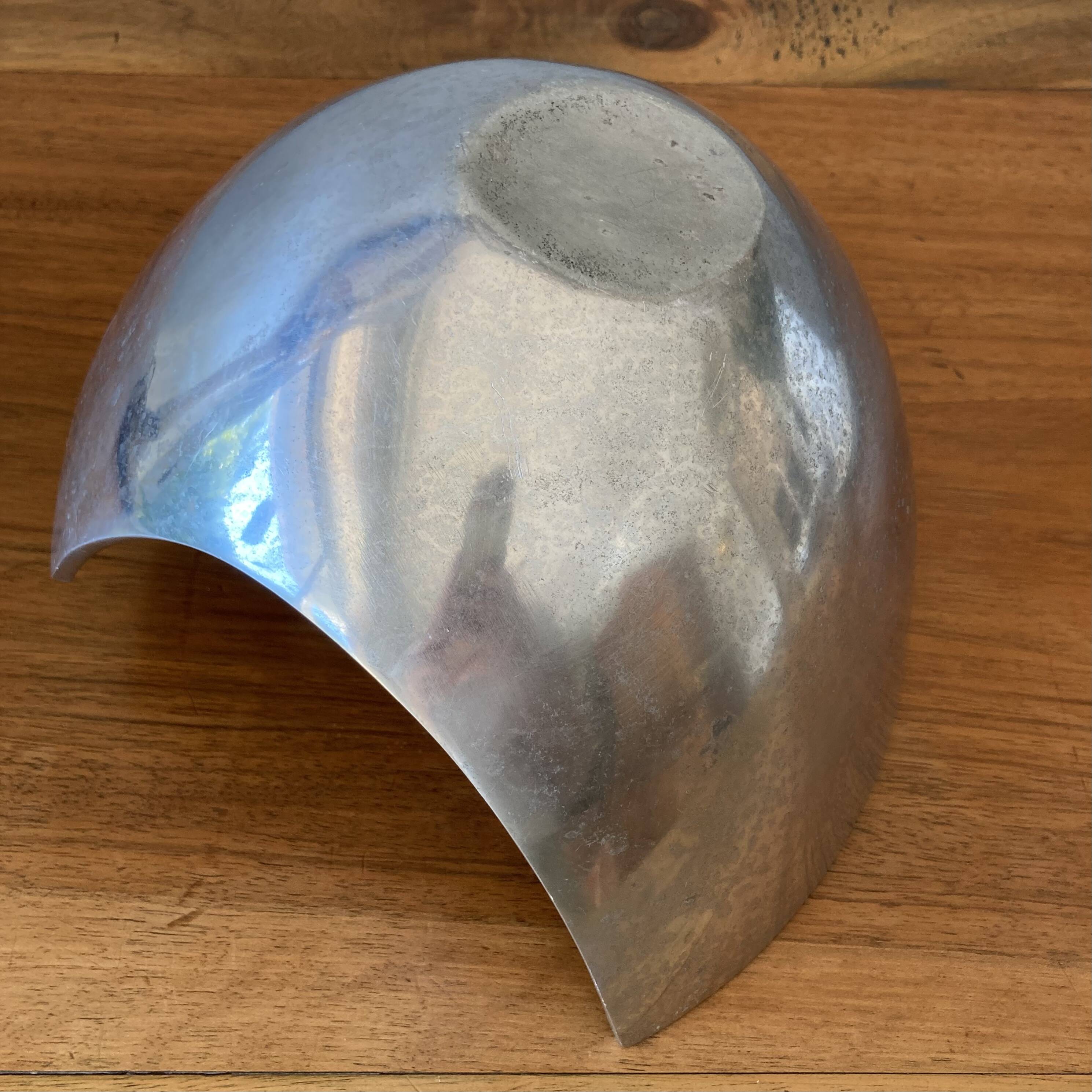 Space Age aluminum fruit bowl probably from the 1970s