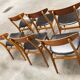 Lot de 6 chaises Farstrup 210 teck en hêtre 1965