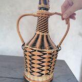 Black and orange scoubidou bottle