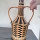 Bouteille scoubidou noire et orange
