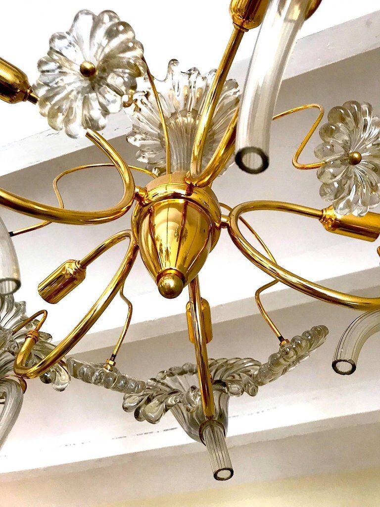 Franco chandelier Murano Luce 1960