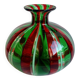 Vase en verre vénitien de Murano italien