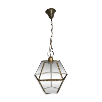 Brass lantern suspension
