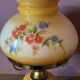 Large "hurricane" table lamp in opaline glass, brand new.