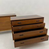 Pair of Scandinavian rosewood dressers from the 60s.