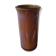 Purple enamelled sandstone vase