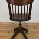 American office chair by Stoll Giroflex, wood