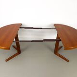 Table de Salle à Manger Ronde en Teck par HW Klein pour Bramin, Danemark, 1960s