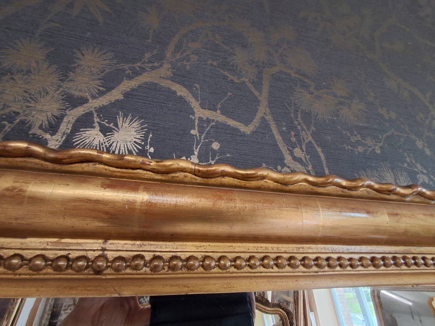 Louis Philippe period mirror 167 x 106