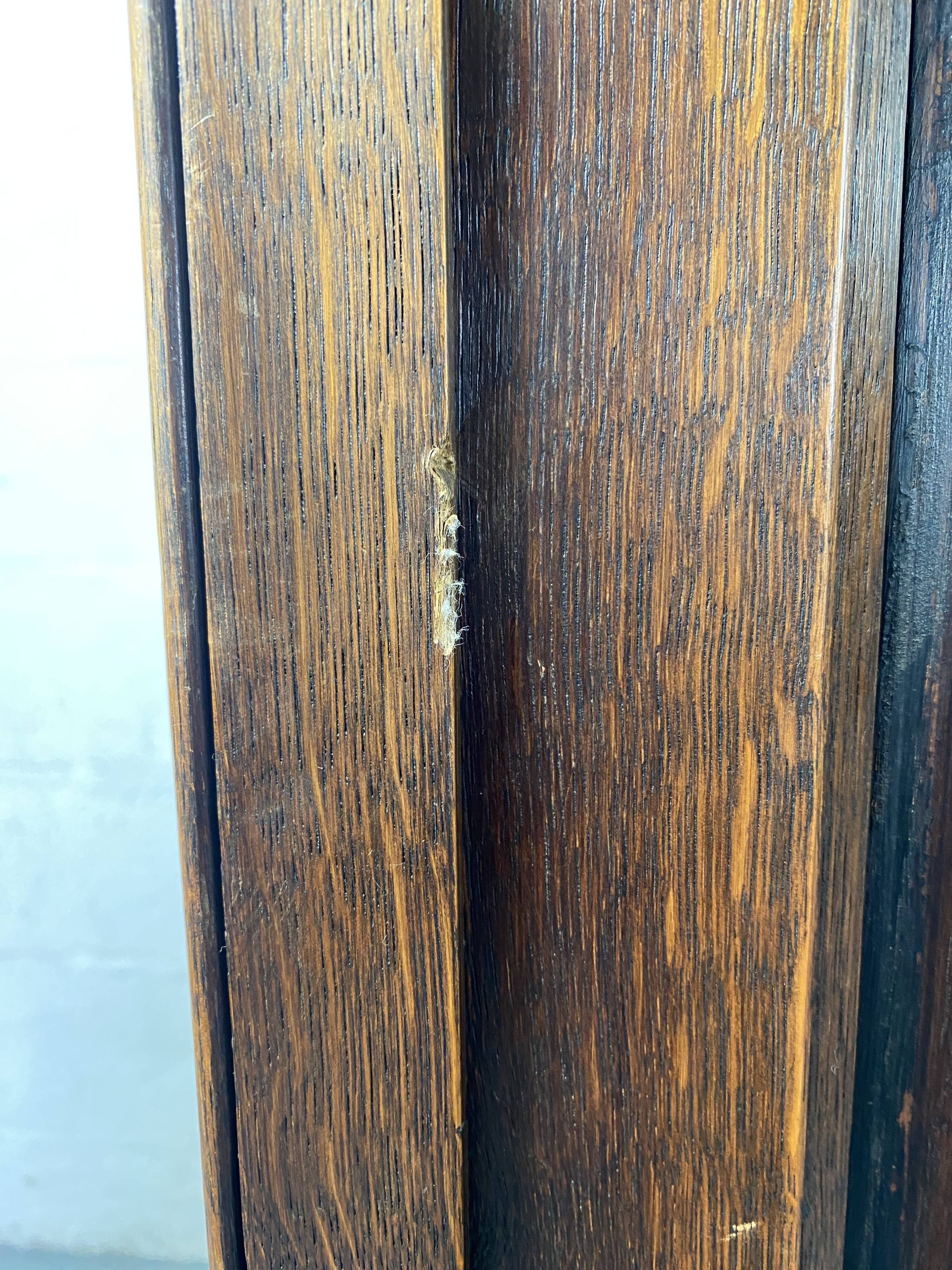 Large vintage wooden bookcase