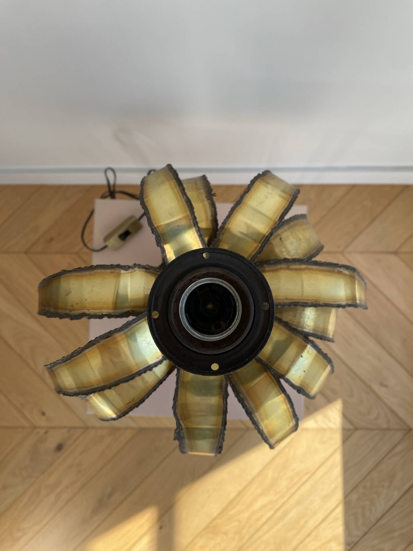Vintage Pineapple Lamp Maison Jansen