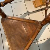 Pair of tripod turner chairs