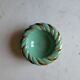 Rare Mid Century glazed ceramic ashtray