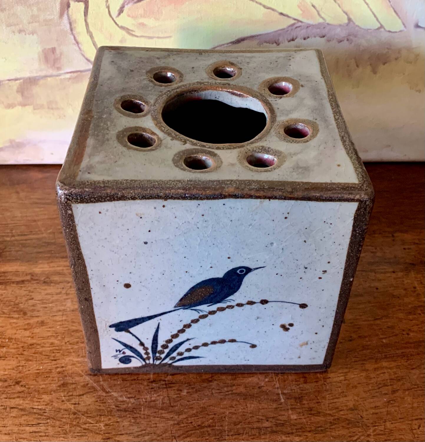 70s flower spike vase