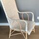 Fauteuil en osier années 40